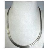 925 Silver Lg. Heavy Herringbone Chain, 18"