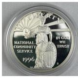1996 Proof Silver Nat