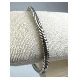 925 Silver Italy Thick Snake Chain Bracelet