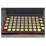 1999-2009 State 25c Set +Territories (Gold Plated)