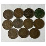 (11) 1889-1907 Indian Head Cents, US 1c