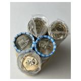 (4) Rolls Modern BU Buffalo 5c +(1) Lewis & Clark