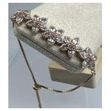 925 Silver Pink Amethyst Smoky Quartz White Topaz