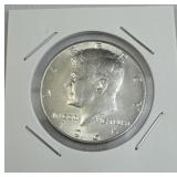 1964 JFK 90% Silver Half Dollar, US 50c Coin