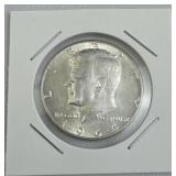 1964 JFK 90% Silver Half Dollar, US 50c Coin