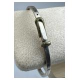 925 Silver Taxco Belt Buckle Bangle Bracelet