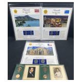 Texas, Hawaii, Nevada 25c/Stamps +Pf Lincolns