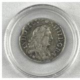 1677-D France 4 Sols Silver