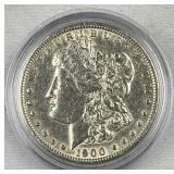 1900-O Morgan Silver Dollar, US $1 Coin, 90%