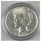 1925 Peace Silver Dollar, US $1 Coin, 90%