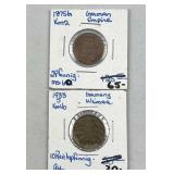 Quality German Coins: 1875 2 Pf & 1933J 10 RP