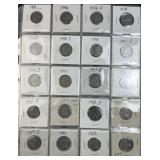 Jefferson Nickels Collection in Binder w/ (3) Silv