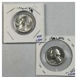 (2) 1976-S Silver Drummer Boy Quarters