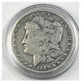 1889-O Morgan Silver Dollar, $1 US 90% Coin