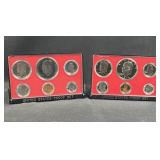 1976 & 1977 Proof Coin Sets w/ Ike Dollars