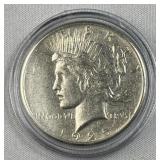 1925 Peace Silver Dollar, $1 US 90% Coin
