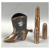4oz of Copper Bullets in San Antonio Boot