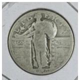 1926 Standing Liberty Silver Quarter, US 90%