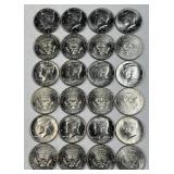 (24) 2020 JFK Half Dollars, Brilliant Uncirculated