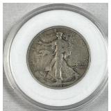 1942-S Walking Liberty Silver Half Dollar, US 90%