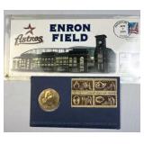 Astros 2000 Enron 1st Day Cover +Bicentennial