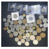 World Coins Collection w/ Many French Coins