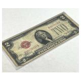 1928 US Red Seal $2 Bill