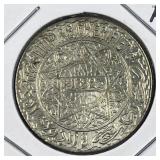 1929-34 Silver Morocco 5 France XF/AU, .680