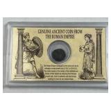 Genuine Ancient Roman Empire Coin, Encased