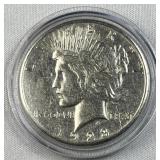 1923-S Peace Silver Dollar, $1 US 90% Coin