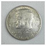 1964 JFK 90% Silver Half Dollar, US 50c Coin
