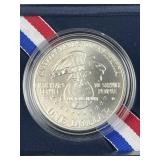 1991 Silver Dollar, Uncirculated USO 90%