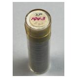 1943-S Steel Wheat Cent Roll, US WWII Era