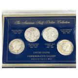 American Silver Half Dollar Collection in Display