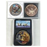 (2) 1oz Copper Rounds + USA 250th 2026 Medal