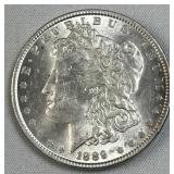 1889 Morgan Silver Dollar, US $1 Coin, Quality