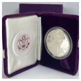 1986 Silver Proof American Eagle 1oz .999 1st Yr