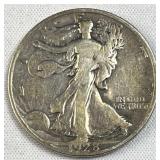 1928-S Walking Liberty Silver Half Dollar, US 90%