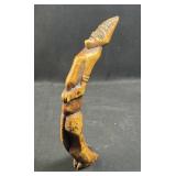 Vintage Lega Animal Horn Carving, Africa