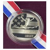 1992 Proof Clad Olympics Gymnastics Half Dollar