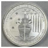 1/2oz Silver Australia War in the Pacific Coral Se