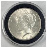 1925 Peace Silver Dollar, US $1 Coin, 90%
