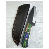Handmade Steel Fixed Blade Knife w/ Sheath