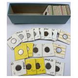 Carded Lincoln Wheat Cents Collection in Box
