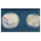 1992 Silver Proof Columbus Dollar + Clad Half