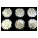 1964-69 Silver JFK Half Dollar BU Collection