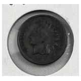 1889 US Indian Head Cent, Quality, Blue Tone