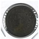 1839 US Large Cent Coin