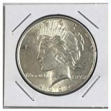 1922-D Peace Silver Dollar US 90%, AU w/ Luster