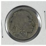 1915 Buffalo Nickel, US 5c Coin, Nice Detail